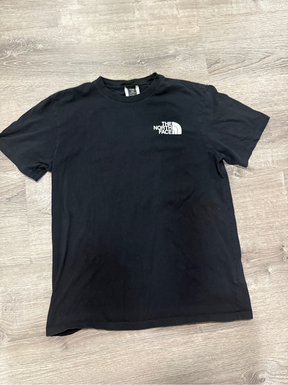 The North Face Black Short Sleeve Tee with White Logo